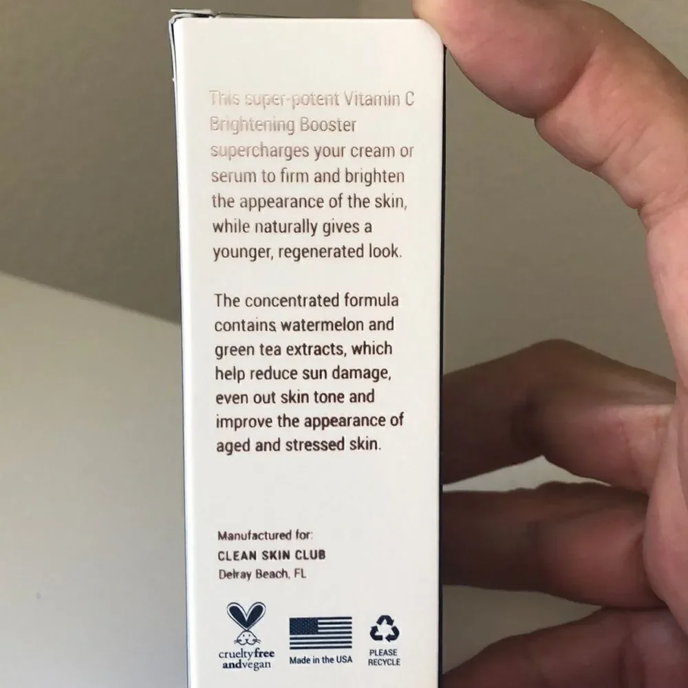 Clean Skin Club Vitamin C Brightening Booster NIB